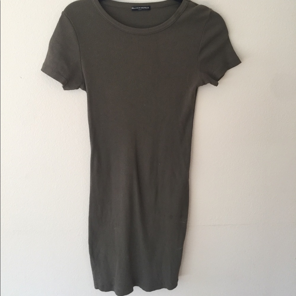 Ribbed Brandy Melville T Shirt Dress